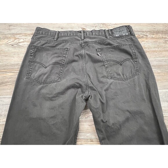 Levi's 514 Men's Jeans 38x32 Grey Cotton Straight Leg Jeans Modern Casual - Picture 7 of 14